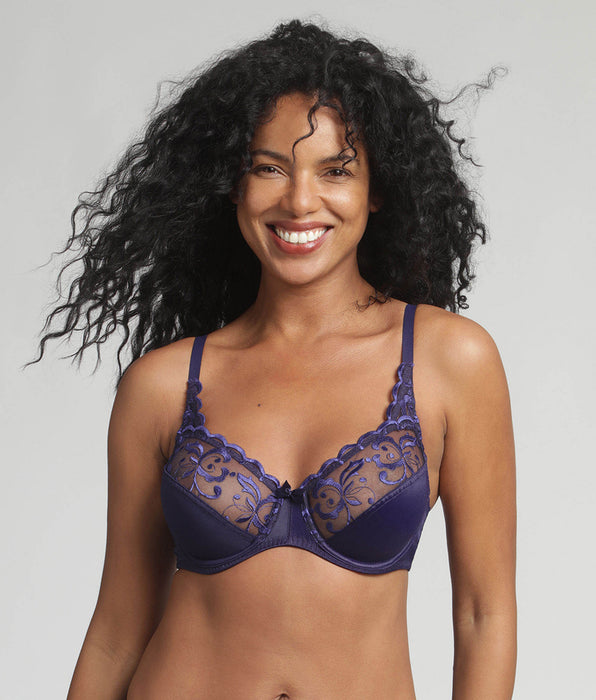 Playtex® Reggiseno con ferretto blu marino Essential Elegance Embroidery