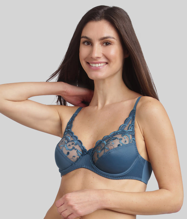 Playtex® Reggiseno a balconcino con ferretto verde pino Essential Elegance Embroidery