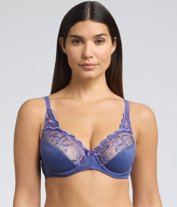 Playtex® Reggiseno con ferretto blu cobalto Essential Elegance Embroidery