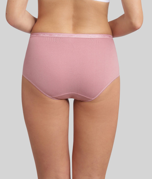 Playtex® Pacco di 3 slip blu, stampa azzurro, rosa orchidea Cotone Bio