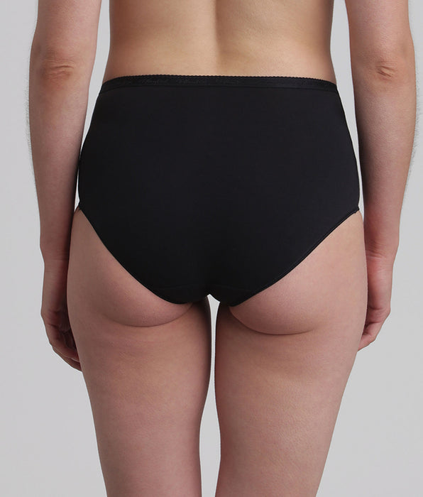 Playtex® Pacco da 2 slip vita alta neri Cotone Bio