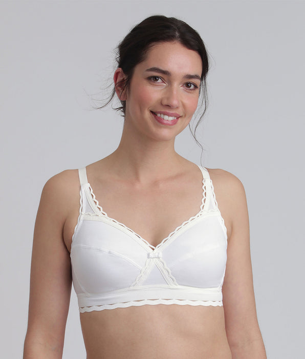 Playtex® Reggiseno senza ferretto bianco Criss Cross Cotone Riciclato