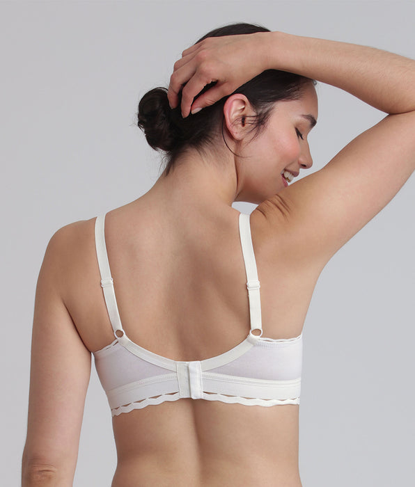 Playtex® Reggiseno senza ferretto bianco Criss Cross Cotone Riciclato