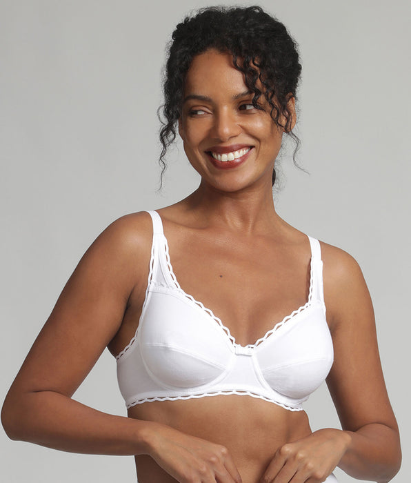 Playtex® Reggiseno con ferretto bianco Criss Cross Cotone Riciclato