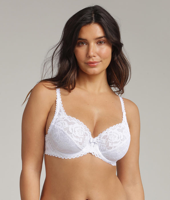 Playtex® Reggiseno con ferretto bianco Flowery Lace Riciclato