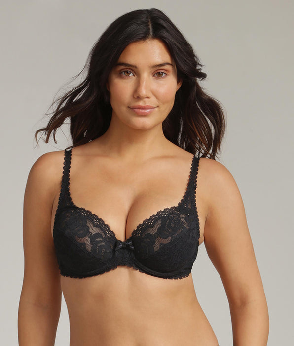 Playtex® Reggiseno con ferretto nero Flowery Lace Riciclato