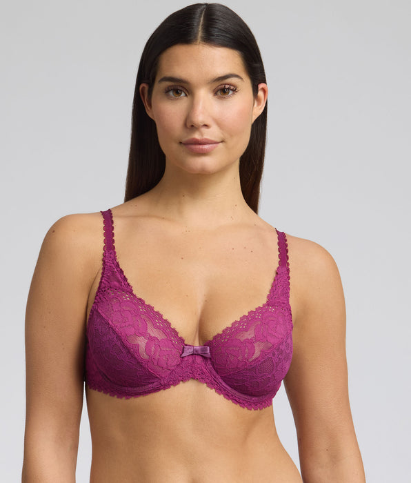 Playtex® Reggiseno con ferretto viola imperial Flowery Lace Riciclato