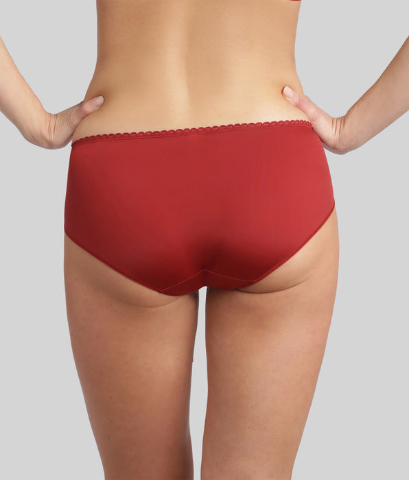 Playtex® Slip rosso velluto Flowery Lace Riciclato