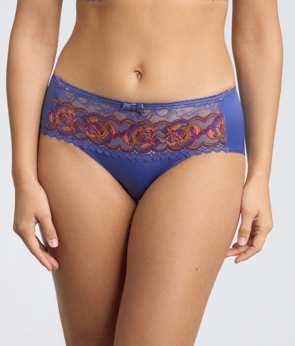 Playtex® Slip blu e rosso Flowery Lace Riciclato