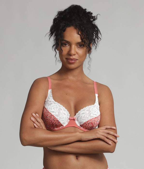 Playtex® Reggiseno con ferretto stampa rosa Flowery Lace Micro Riciclato