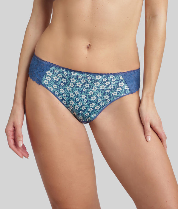 Playtex® Slip giardino d'azzurro Flowery Lace Micro Riciclato