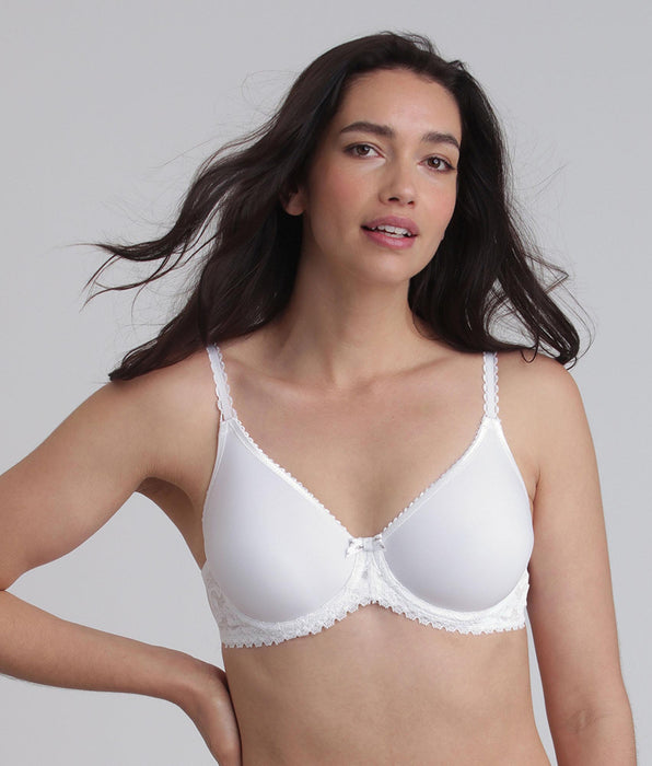 Playtex® Reggiseno spacer con ferretto bianco Flowery Lace Riciclato