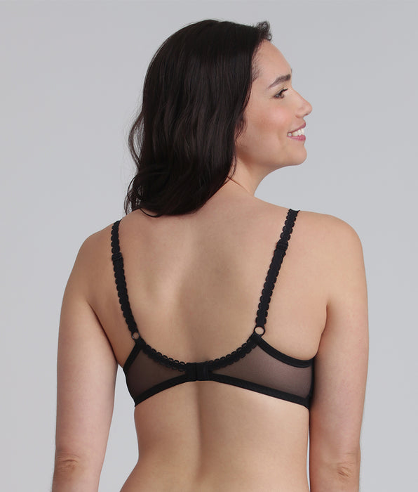Playtex® Reggiseno spacer con ferretto nero Flowery Lace Riciclato