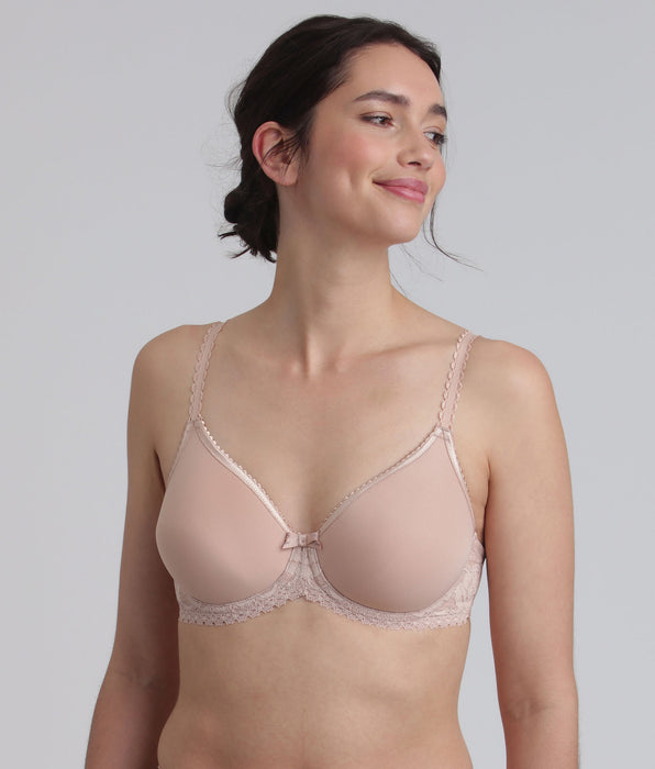 Playtex® Reggiseno spacer con ferretto beige Flowery Lace Riciclato