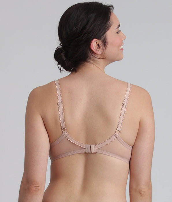 Playtex® Reggiseno spacer con ferretto beige Flowery Lace Riciclato