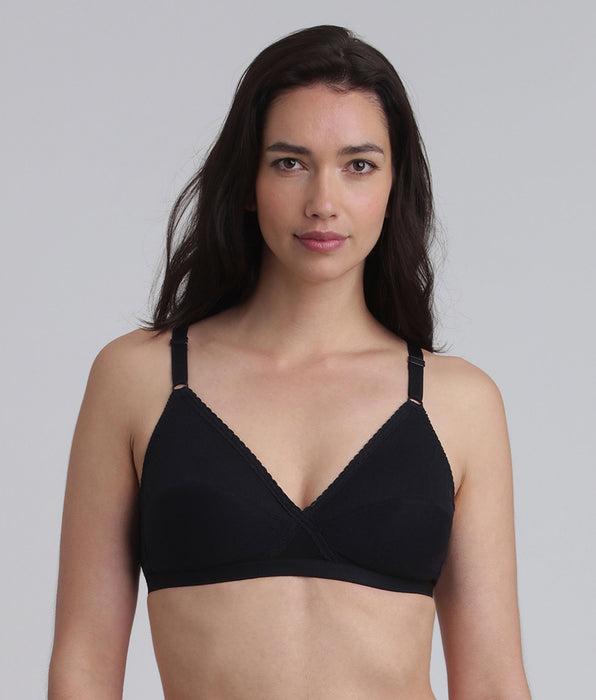 Playtex® Reggiseno senza ferretto nero Essential Support Coton