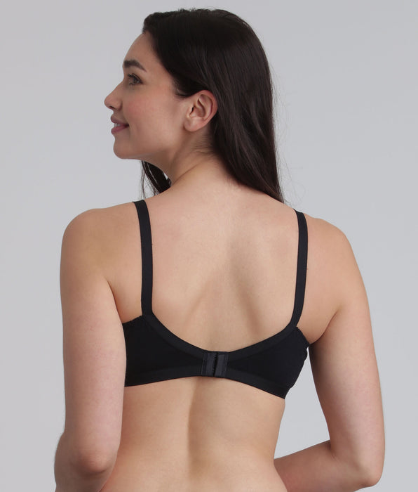 Playtex® Reggiseno senza ferretto nero Essential Support Coton