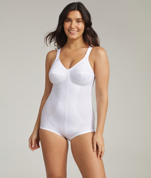 Body modellante bianco Regina di Quadri