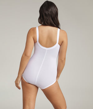 Body modellante bianco Regina di Quadri