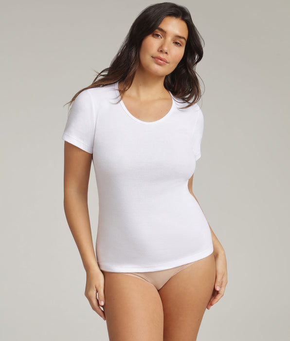 Playtex® Maglietta maniche corte bianca Cotton Liberty