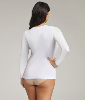 Maglietta maniche lunghe bianca Thermal Tech