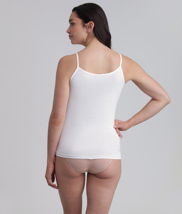 Playtex® Canotta spalla stretta bianca Cotton Feminine