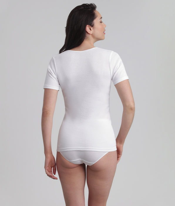 Playtex® Maglietta maniche corte bianca Cotton Feminine