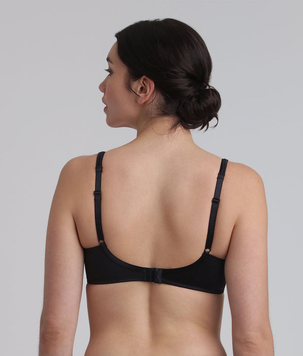 Playtex® Reggiseno con ferretto nero Satiny Micro Support