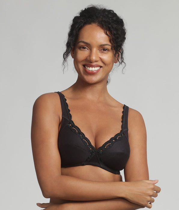 Playtex® Reggiseno senza ferretto nero Cotton Support